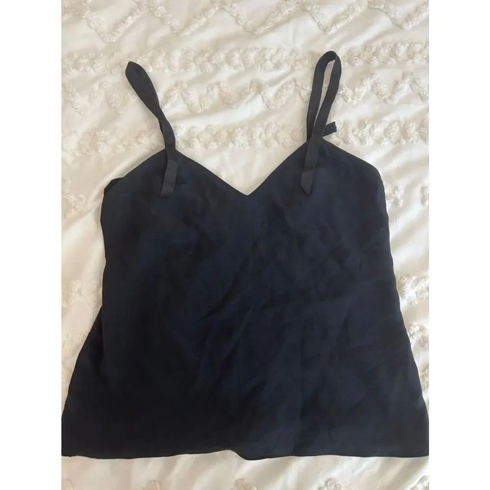 Thakoon black silk camisole fully lined size 4